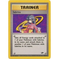 Sabrina 110/132 Gym Challenge Unlimited Rare Trainer Pokemon Card NEAR MINT TCG