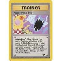 Koga's Ninja Trick 115/132 Gym Challenge Unlimited Uncommon Trainer Pokemon Card NEAR MINT TCG