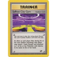 Saffron City Gym 122/132 Gym Challenge Unlimited Uncommon Trainer Pokemon Card NEAR MINT TCG
