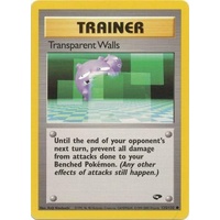 Transparent Walls 125/132 Gym Challenge Unlimited Common Trainer Pokemon Card NEAR MINT TCG