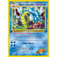 Misty's Gyarados 13/132 Gym Challenge 1st Edition Holo Rare Pokemon Card NEAR MINT TCG