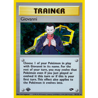 Giovanni 18/132 Gym Challenge 1st Edition Holo Rare Trainer Pokemon Card NEAR MINT TCG