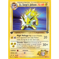 Lt. Surge's Jolteon 28/132 Gym Challenge 1st Edition Rare Pokemon Card NEAR MINT TCG