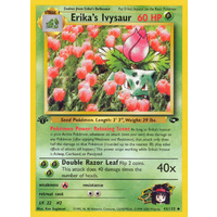 Erika's Ivysaur 41/132 Gym Challenge 1st Edition Uncommon Pokemon Card NEAR MINT TCG
