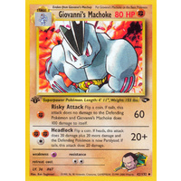 Giovanni's Machoke 42/132 Gym Challenge 1st Edition Uncommon Pokemon Card NEAR MINT TCG