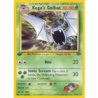 Koga's Golbat 46/132 Gym Challenge 1st Edition Uncommon Pokemon Card NEAR MINT TCG