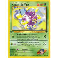 Koga's Koffing 48/132 Gym Challenge 1st Edition Uncommon Pokemon Card NEAR MINT TCG