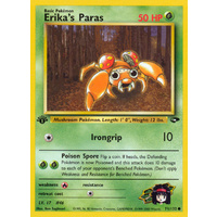 Erika's Paras 71/132 Gym Challenge 1st Edition Common Pokemon Card NEAR MINT TCG