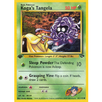 Koga's Tangela 81/132 Gym Challenge 1st Edition Common Pokemon Card NEAR MINT TCG