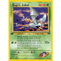 Koga's Zubat 83/132 Gym Challenge 1st Edition Common Pokemon Card NEAR MINT TCG