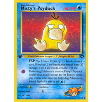 Misty's Psyduck 90/132 Gym Challenge 1st Edition Common Pokemon Card NEAR MINT TCG