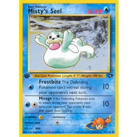 Misty's Seel 91/132 Gym Challenge 1st Edition Common Pokemon Card NEAR MINT TCG
