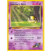 Sabrina's Abra 94/132 Gym Challenge 1st Edition Common Pokemon Card NEAR MINT TCG