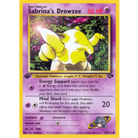 Sabrina's Drowzee 95/132 Gym Challenge 1st Edition Common Pokemon Card NEAR MINT TCG
