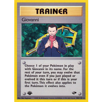 Giovanni 104/132 Gym Challenge 1st Edition Rare Trainer Pokemon Card NEAR MINT TCG