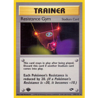 Resistance Gym 109/132 Gym Challenge 1st Edition Rare Trainer Pokemon Card NEAR MINT TCG