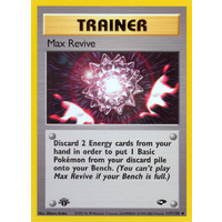 Max Revive 117/132 Gym Challenge 1st Edition Uncommon Trainer Pokemon Card NEAR MINT TCG