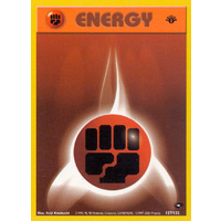 Fighting Energy 127/132 Gym Challenge 1st Edition Common Energy Pokemon Card NEAR MINT TCG