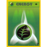 Grass Energy 129/132 Gym Challenge 1st Edition Common Energy Pokemon Card NEAR MINT TCG