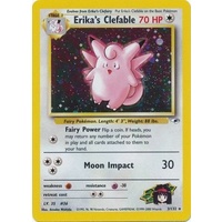 Erika's Clefable 3/132 Gym Heroes Unlimited Holo Rare Pokemon Card NEAR MINT TCG