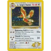 Lt. Surge's Fearow 7/132 Gym Heroes Unlimited Holo Rare Pokemon Card NEAR MINT TCG
