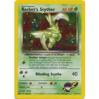 Rocket's Scyther 13/132 Gym Heroes Unlimited Holo Rare Pokemon Card NEAR MINT TCG