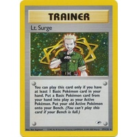 Lt. Surge 17/132 Gym Heroes Unlimited Holo Rare Pokemon Card NEAR MINT TCG