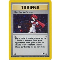 The Rocket's Trap 19/132 Gym Heroes Unlimited Holo Rare Pokemon Card NEAR MINT TCG