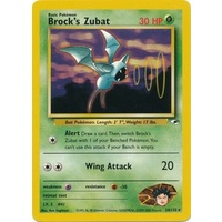 Brock's Zubat 24/132 Gym Heroes Unlimited Rare Pokemon Card NEAR MINT TCG