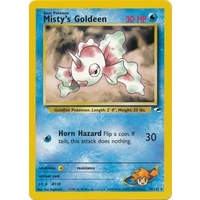 Misty's Goldeen 30/132 Gym Heroes Unlimited Rare Pokemon Card NEAR MINT TCG