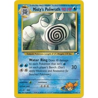 Misty's Poliwrath 31/132 Gym Heroes Unlimited Rare Pokemon Card NEAR MINT TCG