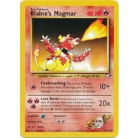 Blaine's Magmar 37/132 Gym Heroes Unlimited Uncommon Pokemon Card NEAR MINT TCG