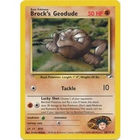 Brock's Geodude 38/132 Gym Heroes Unlimited Uncommon Pokemon Card NEAR MINT TCG