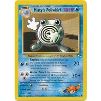 Misty's Poliwhirl 53/132 Gym Heroes Unlimited Uncommon Pokemon Card NEAR MINT TCG