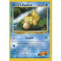 Misty's Psyduck W STAMP 54/132 Gym Heroes Unlimited Uncommon Pokemon Card NEAR MINT TCG