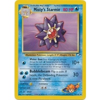Misty's Starmie 56/132 Gym Heroes Unlimited Uncommon Pokemon Card NEAR MINT TCG