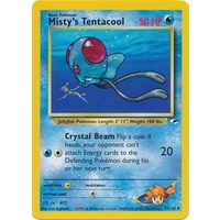 Misty's Tentacool 57/132 Gym Heroes Unlimited Uncommon Pokemon Card NEAR MINT TCG
