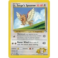 Lt. Surge's Spearow 83/132 Gym Heroes Unlimited Common Pokemon Card NEAR MINT TCG