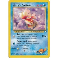 Misty's Goldeen 85/132 Gym Heroes Unlimited Common Pokemon Card NEAR MINT TCG