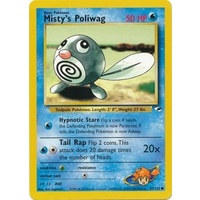 Misty's Poliwag 87/132 Gym Heroes Unlimited Common Pokemon Card NEAR MINT TCG