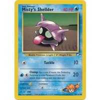 Misty's Shellder 89/132 Gym Heroes Unlimited Common Pokemon Card NEAR MINT TCG
