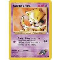 Sabrina's Abra 91/132 Gym Heroes Unlimited Common Pokemon Card NEAR MINT TCG
