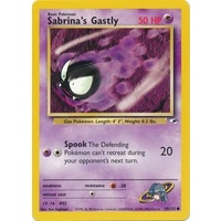 Sabrina's Gastly 93/132 Gym Heroes Unlimited Common Pokemon Card NEAR MINT TCG