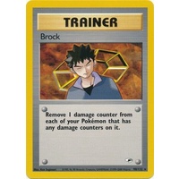 Brock 98/132 Gym Heroes Unlimited Rare Trainer Pokemon Card NEAR MINT TCG