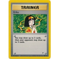 Erika 100/132 Gym Heroes Unlimited Rare Trainer Pokemon Card NEAR MINT TCG