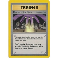 Pewter City Gym 115/132 Gym Heroes Unlimited Uncommon Trainer Pokemon Card NEAR MINT TCG