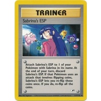 Sabrina's ESP 117/132 Gym Heroes Unlimited Uncommon Trainer Pokemon Card NEAR MINT TCG