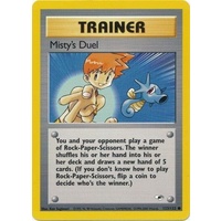 Misty's Duel 123/132 Gym Heroes Unlimited Common Trainer Pokemon Card NEAR MINT TCG