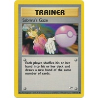 Sabrina's Gaze 125/132 Gym Heroes Unlimited Common Trainer Pokemon Card NEAR MINT TCG