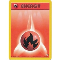Fire Energy 128/132 Gym Heroes Unlimited Common Pokemon Card NEAR MINT TCG